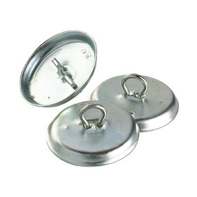 button wire loop backs