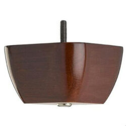 Sofa Foot Square 70mm X 115mm Mahogany Finish