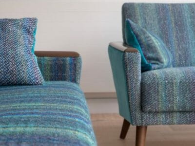 re-upholstered furniture