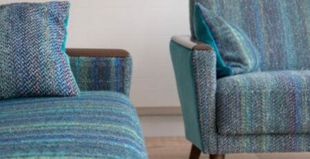 re-upholstered furniture