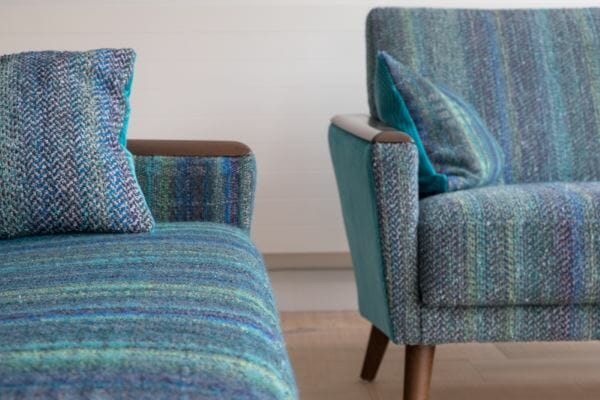 re-upholstered furniture