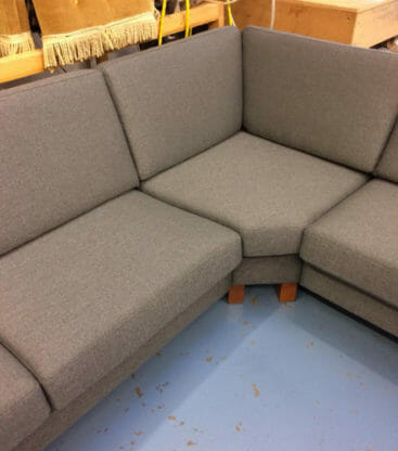 new foam cushions replace grey