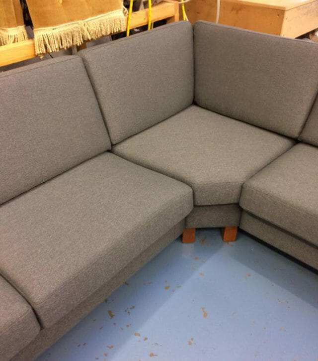 new foam cushions replace grey