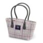 Bronte by Moon Tote Bag has been made in our Grey/Multi Check pattern