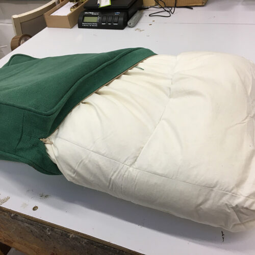 old hollow fibre filling