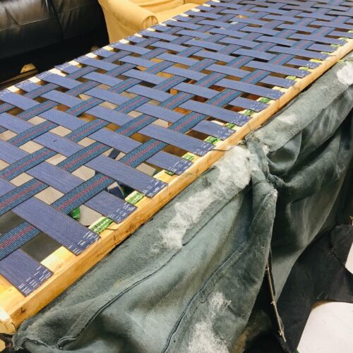 new webbing in leather sofa new webbing in leather sofa